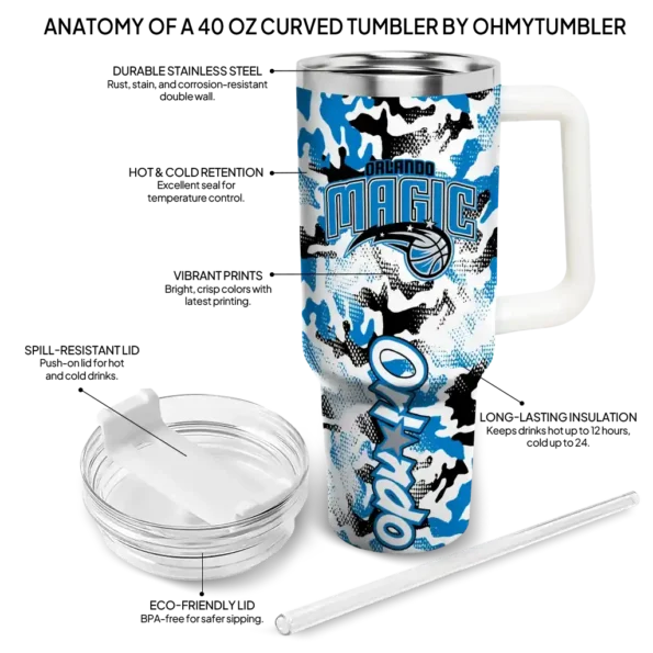customized orlando magic camo mashup blue white curved tumbler new arrival 1.webp
