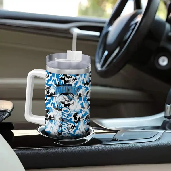 customized orlando magic camo mashup blue white curved tumbler trendy 1.webp