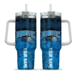 customized orlando magic chevron stripe blue curved tumbler best selling 1.webp