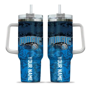 customized orlando magic chevron stripe blue curved tumbler best selling 1.webp