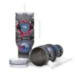 customized philadelphia 76ers superman shield blue gray curved tumbler best selling 1.webp