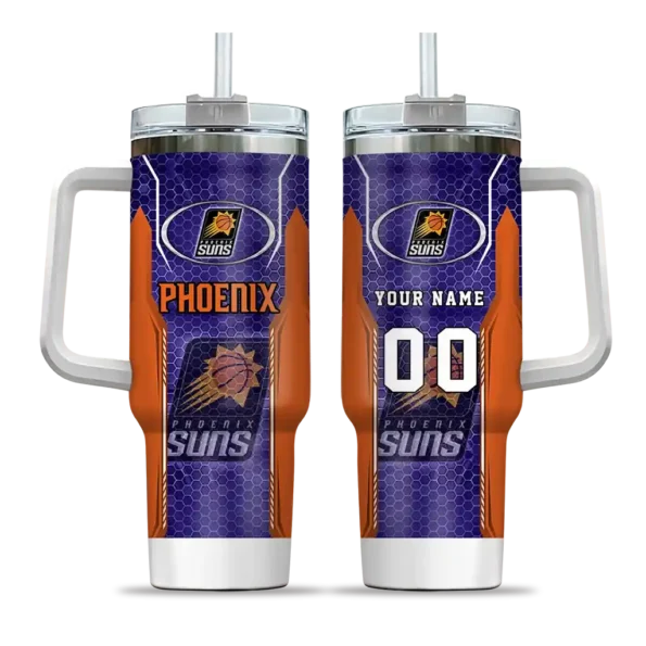 customized phoenix suns hexagon armor purple curved tumbler best selling 1.webp