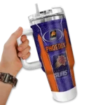 customized phoenix suns hexagon armor purple curved tumbler best selling 1.webp