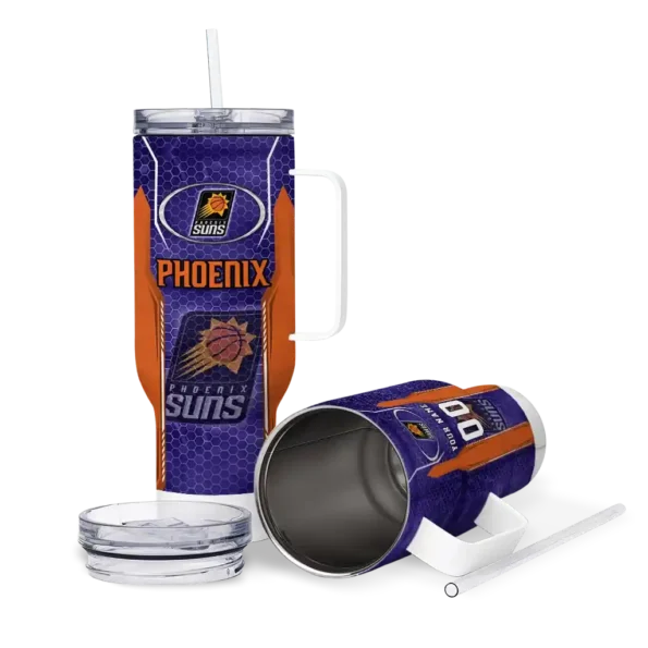customized phoenix suns hexagon armor purple curved tumbler high quality 1.webp