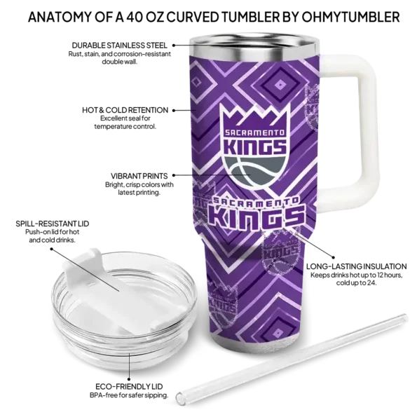 customized sacramento kings bold diamonds purple curved tumbler new arrival 1.webp