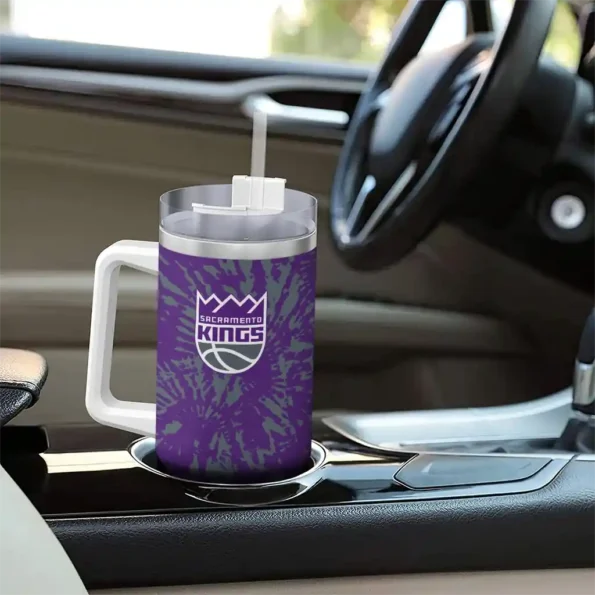 customized sacramento kings burst swirl purple curved tumbler trendy 1.webp