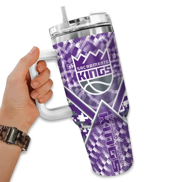 customized sacramento kings chevron angle purple curved tumbler fashion forward 1.webp