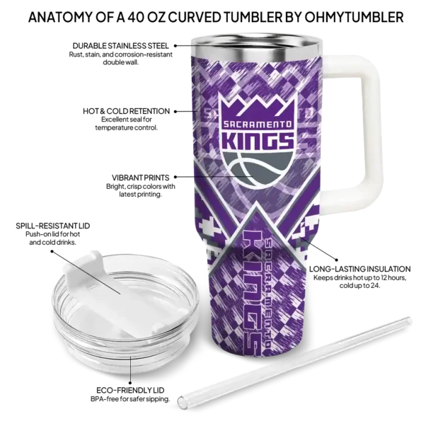 customized sacramento kings chevron angle purple curved tumbler new arrival 1.webp