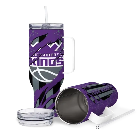 customized sacramento kings claw cut purple black curved tumbler high quality 1.webp