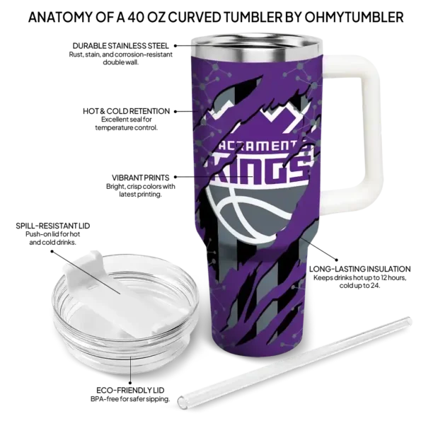 customized sacramento kings claw cut purple black curved tumbler new arrival 1.webp