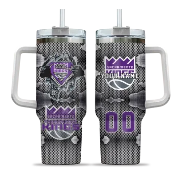 customized sacramento kings superman shield purple gray curved tumbler best selling 1.webp