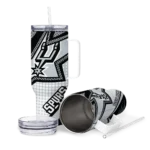 customized san antonio spurs arrow burst silver curved tumbler best selling 1.webp