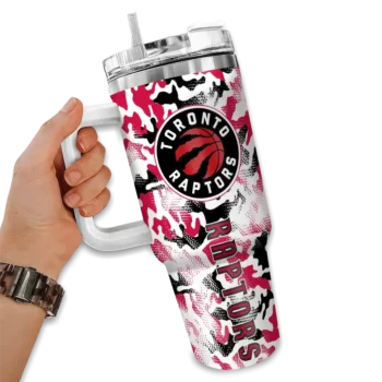 customized toronto raptors camo mashup red white curved tumbler fashion forward 1.webp