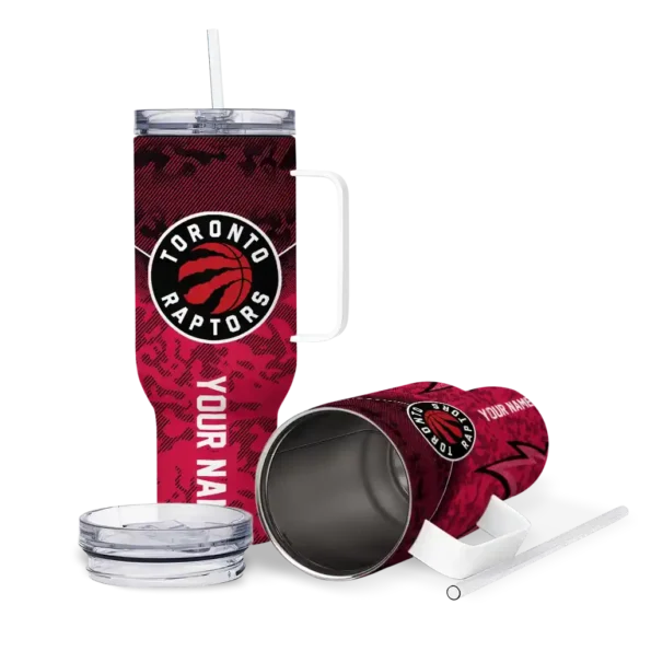 customized toronto raptors chevron stripe red curved tumbler high quality 1.webp