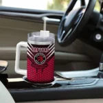 customized toronto raptors hex texture red curved tumbler best selling 1.webp