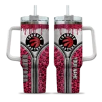 customized toronto raptors leopard zipper red curved tumbler best selling 1.webp