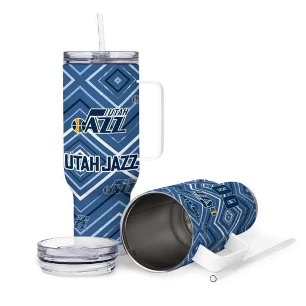 customized utah jazz bold diamonds navy curved tumbler high quality 1.webp