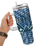customized utah jazz chevron angle navy curved tumbler best selling 1.webp