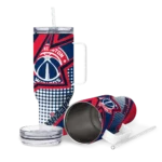 customized washington wizards arrow burst blue curved tumbler best selling 1.webp