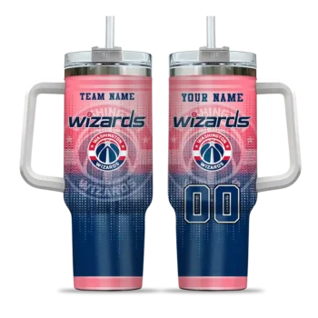 customized washington wizards gradient dots blue curved tumbler best selling 1.webp