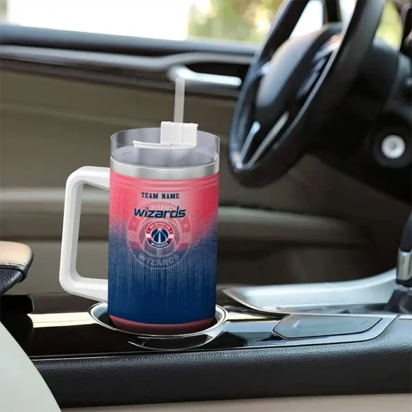 customized washington wizards gradient dots blue curved tumbler trendy 1.webp