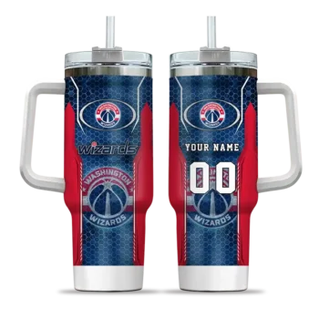 customized washington wizards hexagon armor blue curved tumbler best selling 1.webp