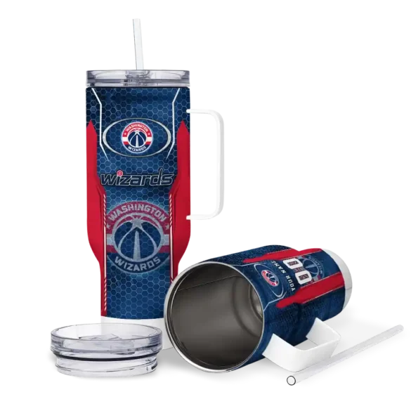 customized washington wizards hexagon armor blue curved tumbler high quality 1.webp