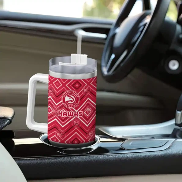 personalized atlanta hawks bold diamonds red curved tumbler trendy 1.webp