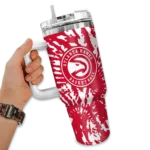 personalized atlanta hawks burst swirl red curved tumbler best selling 1.webp