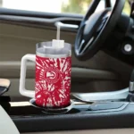 personalized atlanta hawks burst swirl red curved tumbler best selling 1.webp