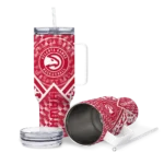 personalized atlanta hawks chevron angle red curved tumbler best selling 1.webp