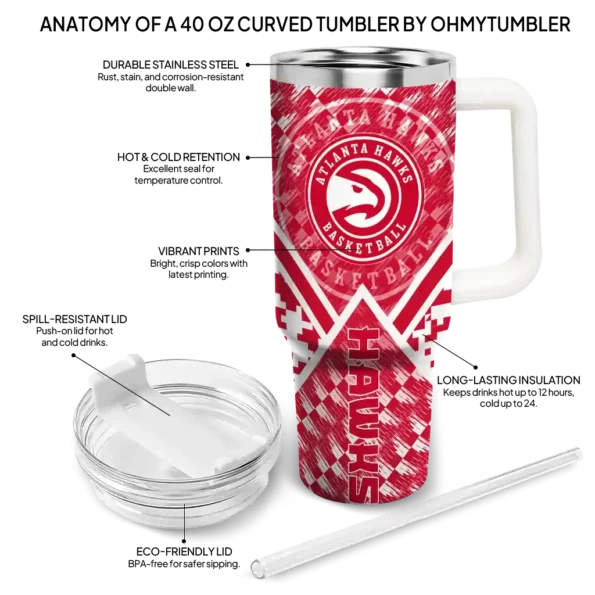 personalized atlanta hawks chevron angle red curved tumbler new arrival 1.webp