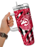 personalized atlanta hawks claw cut red black curved tumbler best selling 1.webp