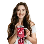 personalized atlanta hawks claw cut red black curved tumbler best selling 1.webp