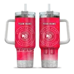 personalized atlanta hawks geometric prism red curved tumbler best selling 1.webp