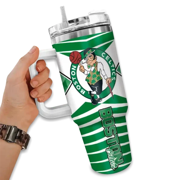 personalized boston celtics chevron layers green curved tumbler fashion forward 1.webp