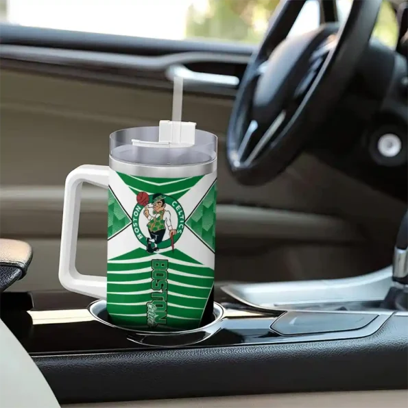 personalized boston celtics chevron layers green curved tumbler trendy 1.webp