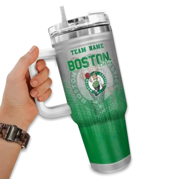 personalized boston celtics gradient dots green curved tumbler fashion forward 1.webp