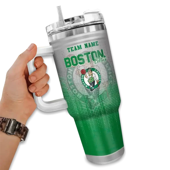 personalized boston celtics gradient dots green curved tumbler fashion forward 1.webp