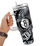 personalized brooklyn nets abstract paths black curved tumbler best selling 1.webp