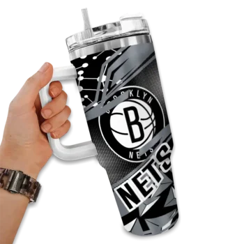 personalized brooklyn nets abstract paths black curved tumbler fashion forward 1.webp