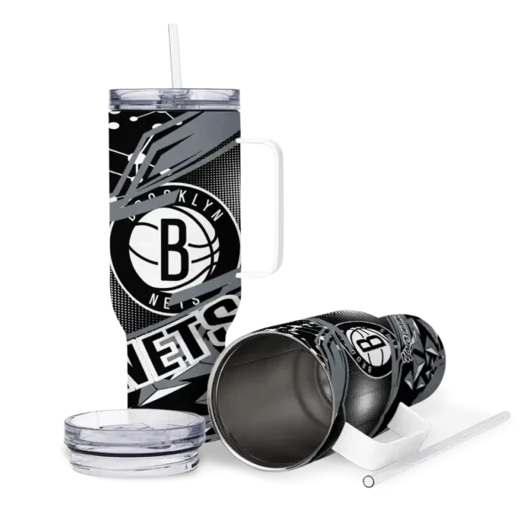 personalized brooklyn nets abstract paths black curved tumbler high quality 1.webp