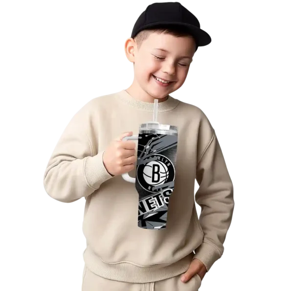 personalized brooklyn nets abstract paths black curved tumbler latest model 1.webp