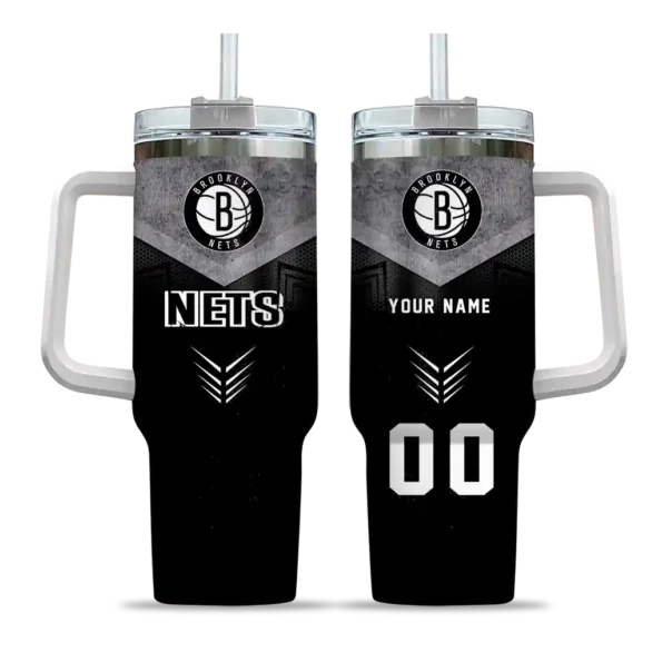 personalized brooklyn nets arrow armor black curved tumbler best selling 1.webp