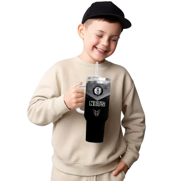 personalized brooklyn nets arrow armor black curved tumbler latest model 1.webp