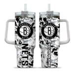 personalized brooklyn nets camo mashup black white curved tumbler best selling 1.webp