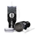 personalized brooklyn nets chevron stripe black curved tumbler best selling 1.webp