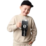 personalized brooklyn nets chevron stripe black curved tumbler best selling 1.webp