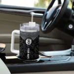 personalized brooklyn nets chevron stripe black curved tumbler best selling 1.webp