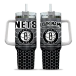personalized brooklyn nets hex texture black curved tumbler best selling 1.webp